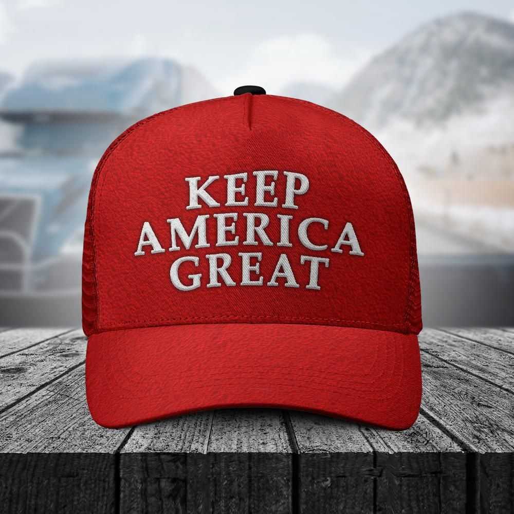 Keep USA great Trucker Cap-Freedom and Libertee
